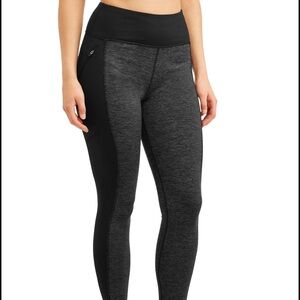 Athletic Works Charcoal and Black Leggings